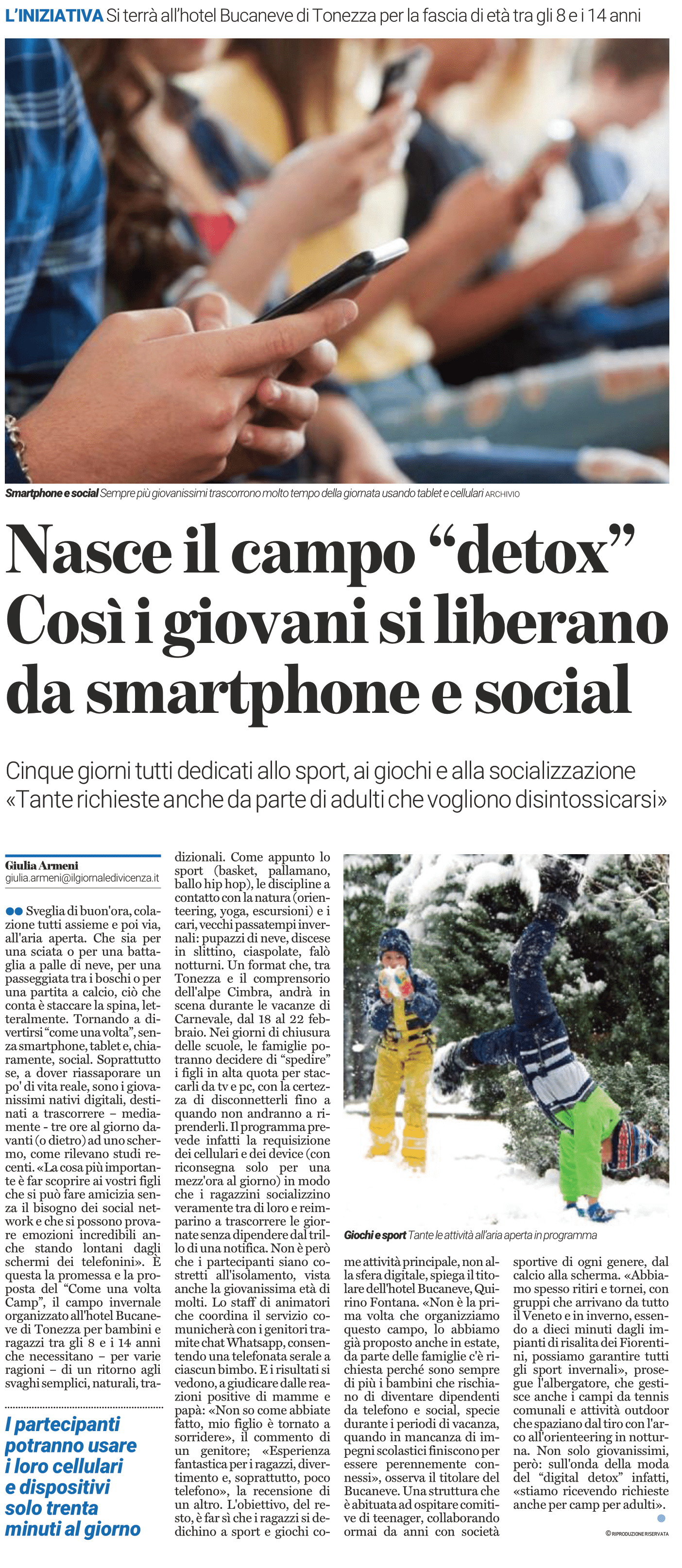 Articolo IlGiornale Vicenza
