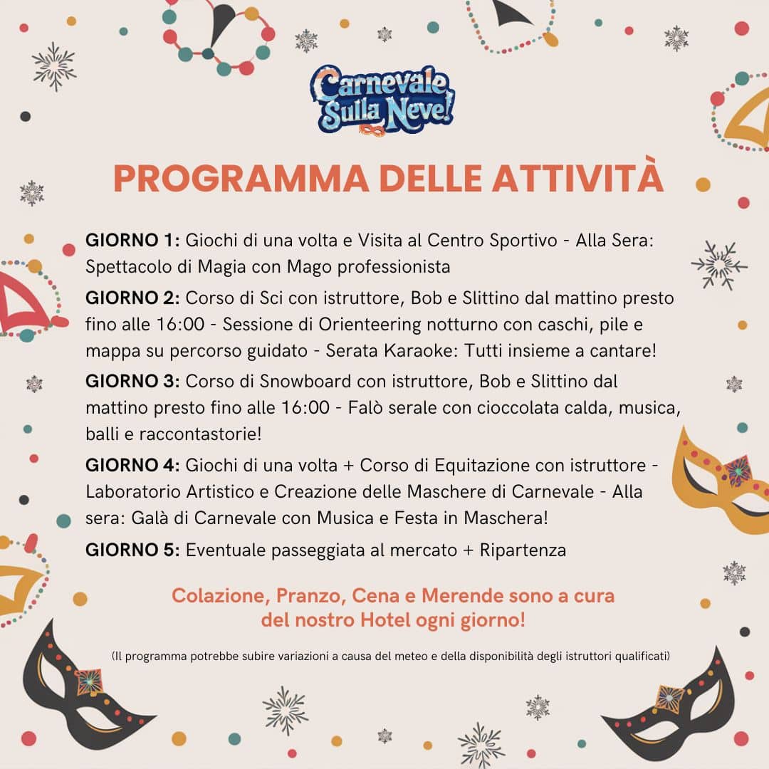 PROGRAMMA ATTIVITA